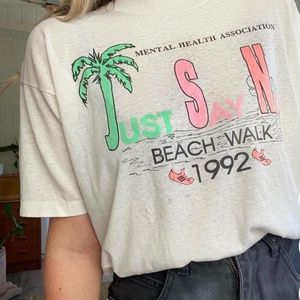 vintage JUST SAY NO t-shirt